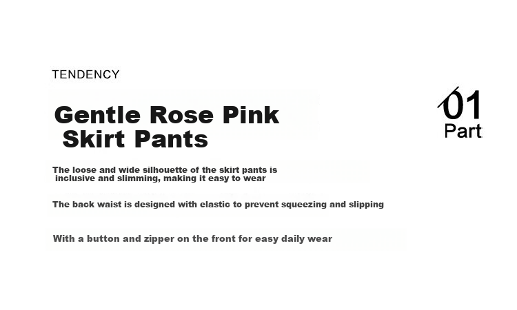 Dme [Comfortable Casual Wide-Leg Shorts] Summer Single-Button Half-Elastic Wide-Leg Pants Knee-Length Shorts for Wome 5