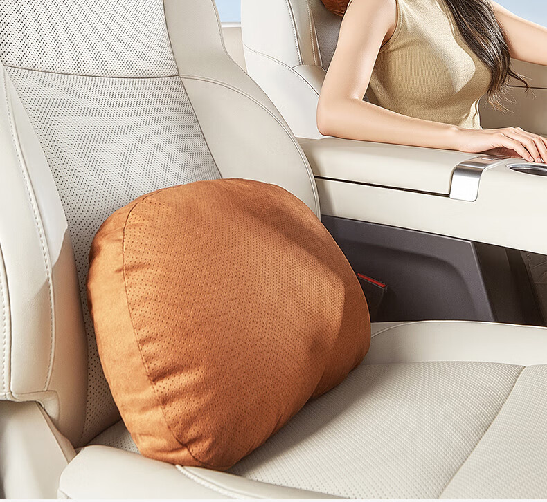 Buleishen Car Headrest, Neck Pillow, Lumbar Support Cushion, Backrest Pillow for Tesla, Mercedes-Benz And General Use 1