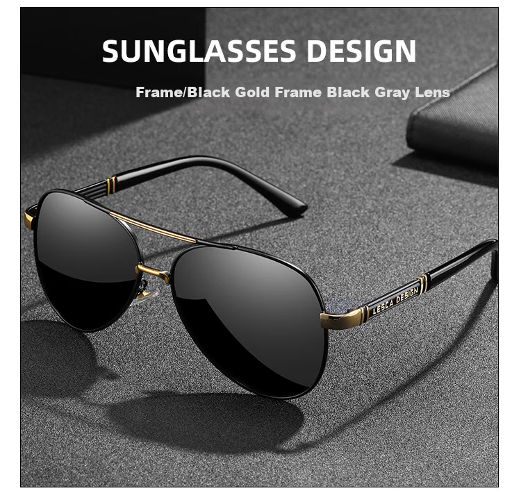 GOGOSOON New Pilot Sunglasses for Men, Driving-Specific Glasses, Photochromic Polarized Driving Sunglasses, Light-Sensitive Day And Night Fishing Sunglasses 14