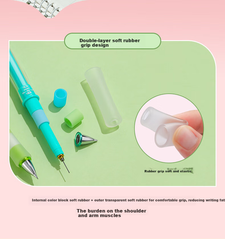 PILOT Grip-Shaping Mechanical Pencil for Elementary School Students, 0.5mm Lead, Children's Stationery Sketching Pen, Limited Edition Starry Sky Pink HDGCL5 Lead 0R-PBP Original Import 4