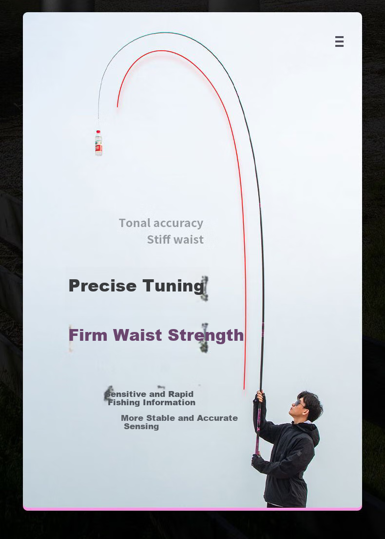 GW 8.1-Meter Xuanba 5H Fishing Rod, Handheld Rod for Lakes And Reservoirs, Ultra-Light And Ultra-Hard, 28 Sections, Versatile Rod, Wild Fishing Pole, Fishing Tackle 4