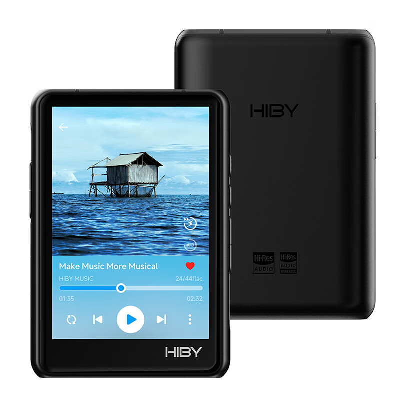 HiBy R3ProII Lossless Music Player, Pure Sound MP3, High-Definition HIFI Hard Decoding DSD, Portable Voice-Activated Player, Black Gift