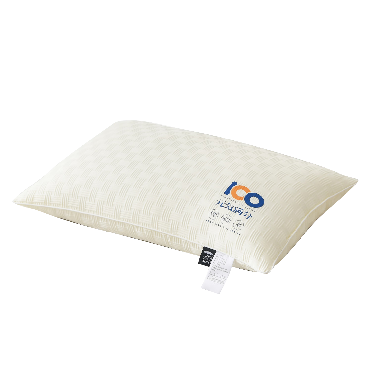 Jinhao Waffle Jacquard Hotel Pillow Core Adult Pillow Pair High Pillow Suitable for 48*74cm Pillowcase