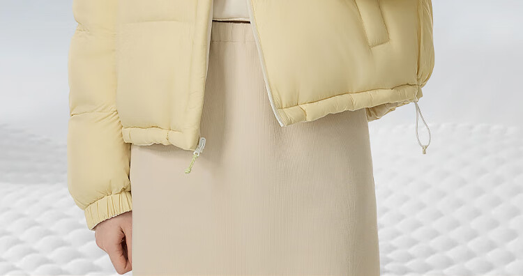 Tanboer Puff Down Jacket Women Short Stand Collar Reversible Coat 2025 New 5550320D Cardamom Green 155 2