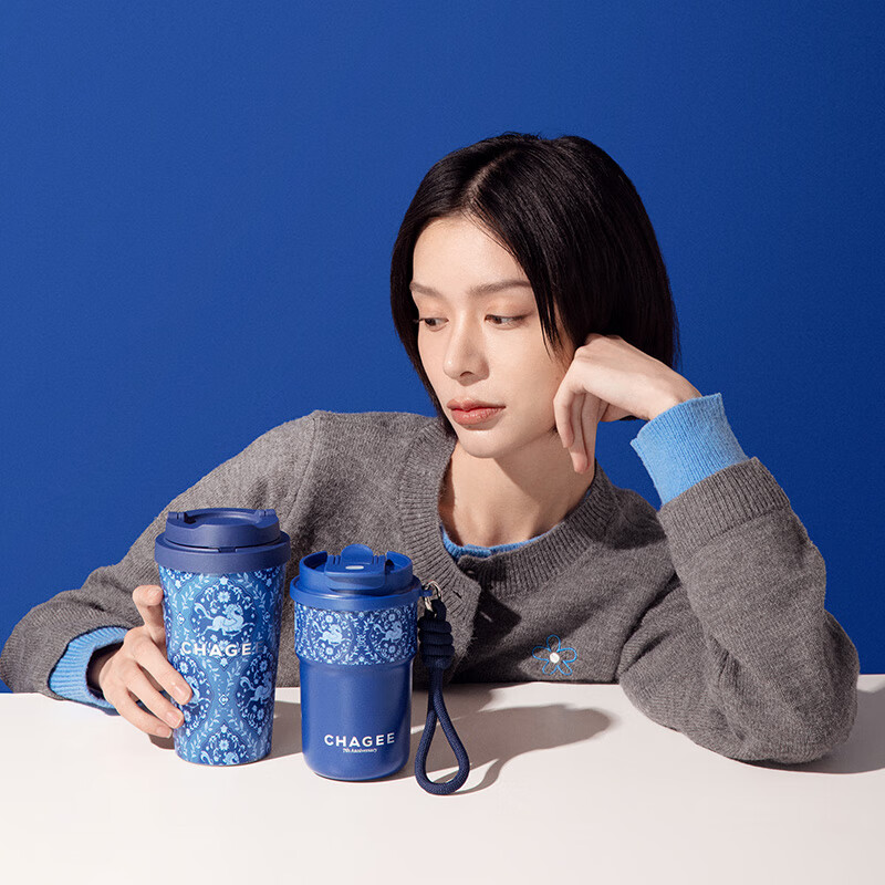 CHAGEE Mini Insulated Cup, 316 Stainless Steel Straw, Coffee And Tea Cup, Water Bottle, Mid-Autumn Festival Gift