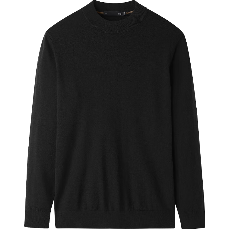 HLAHLA Pure Wool Men's Sweater Light Business Classic Series Knitwear Winter