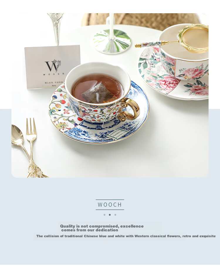 WOOCH [Mid-Autumn Festival Gift] Coffee Cup And Saucer Set, Wedding Gift Box Set, Couples Water Cups, Housewarming Gift 12
