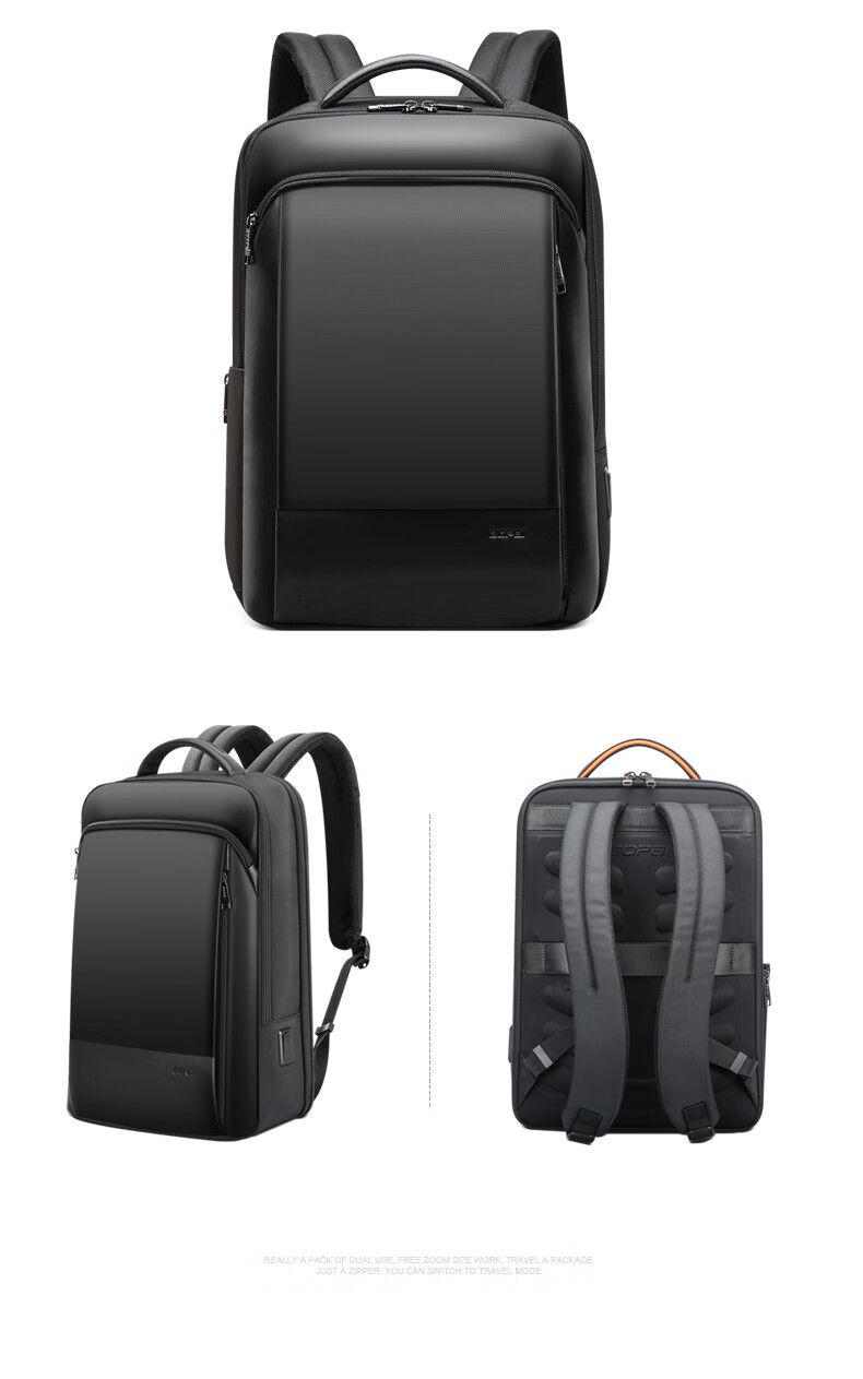 Bopai Business Backpack for Men, 16-Inch Laptop Bag, Travel Backpack, College Student Bookbag, Gift for Me 7