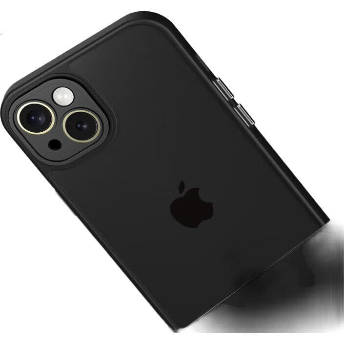 Чехол для Apple iPhone 13 KEKLLE, полупрозрачный матовый, противоударный, розовый