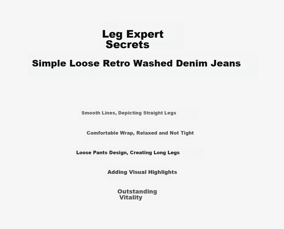 Chushen Spring And Autumn High-Waisted Jeans for Women with Single Button, Casual Versatile Retro Slimming Straight-Leg Pants Long Trousers S143N1003 2