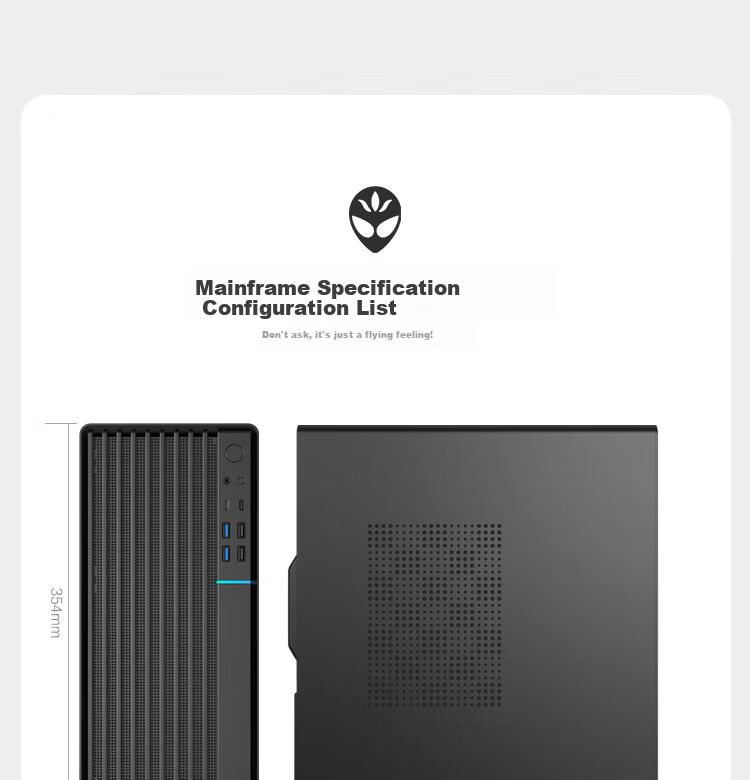 Changxiao A Desktop Computer for Business, Office And Home Use (A10 Quad-Core, 16GB RAM, 256GB Storage, Business Keyboard And Mouse) 10