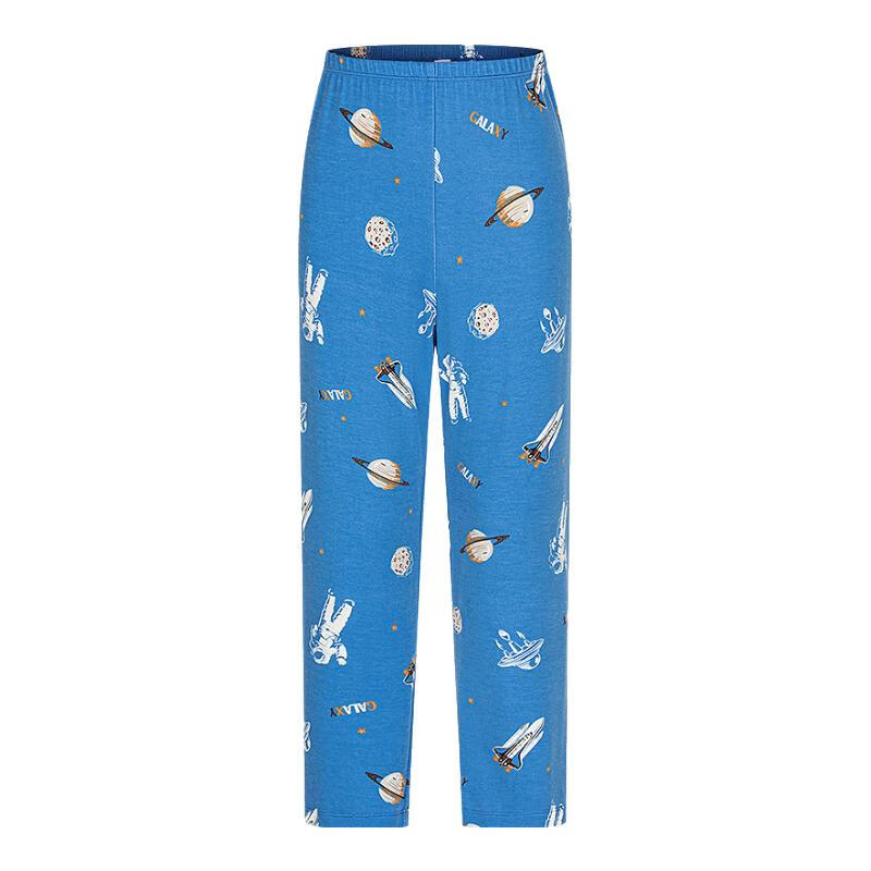 AIMER KIDS Boys' Long Sleep Pants 3A Antibacterial Homewear - Interstellar Travel 170