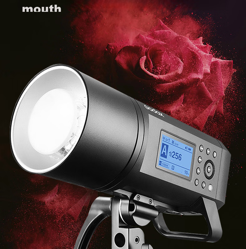 Godox AD400pro Portable Flash for Outdoor Photography with TTL Auto Metering, High-Speed Continuous Flash, And Portable Desig 9