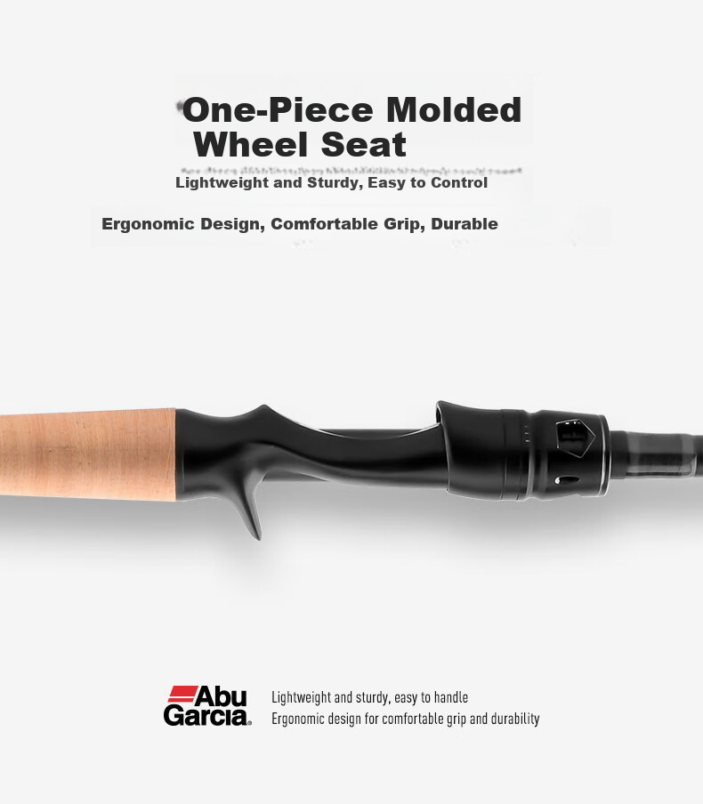 ABU GARCIA Bumblebee Stinger Heavy Rod, Ultra-Hard, Powerful Grass Fishing Rod for Black Fish Lure, 2.44 Meters H Hardness Gun Handle 8