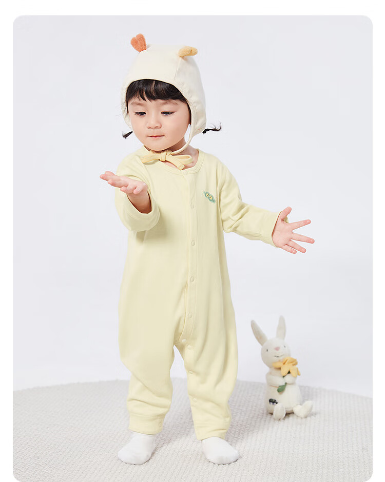 BALABALA Baby Romper Set Newborn Sleepwear Cute Artistic Two-Piece Jumpsuit 12