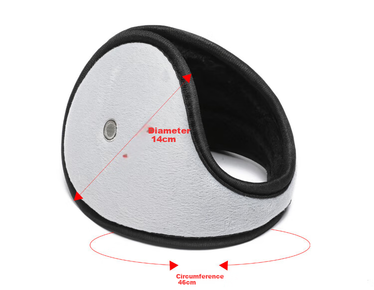 Adandyish Electric Bicycle Ear Protectors, Warm Ear Covers, Plush Ear Muffs, Autumn And Winter Windproof, Warm, Thickened, Back-Style, Warm Brow 18
