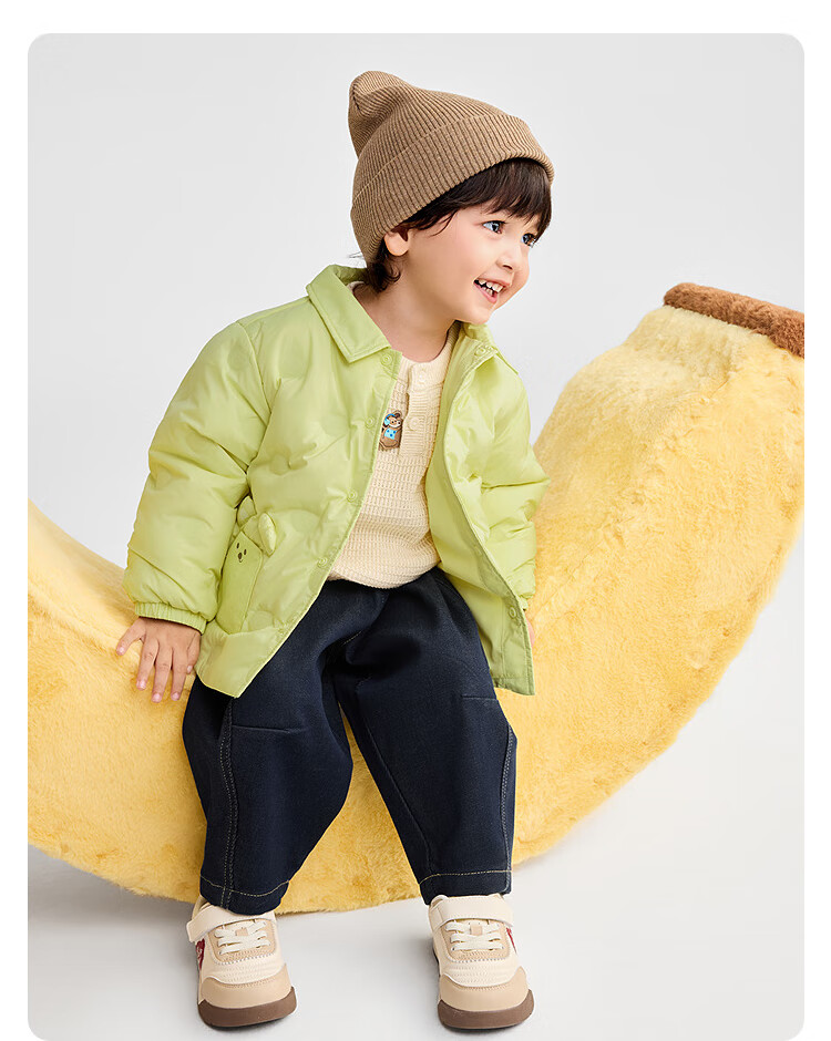 BALABALA Baby Down Jacket Shirt-Style Coat Boys Girls Winter 2025 [Mall Same Style] 201425107202 7