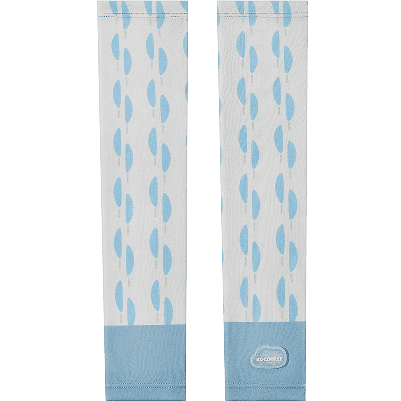 Kocotree KK Tree Kids Cooling UV Protection Arm Sleeves Original Yarn Sun Protection Boys Girls Ice Silk Sleeve Gray