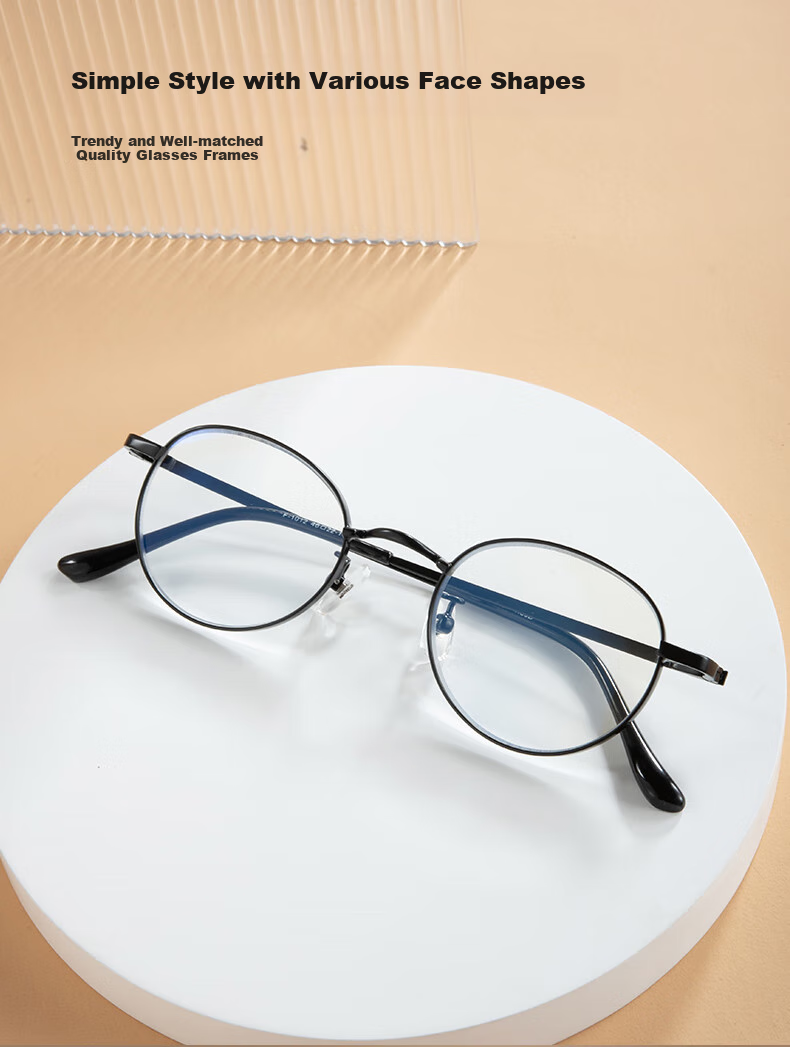 Fushikang Presbyopic Glasses, Retro Round Frame, Imported Fashionable Round Frame, Reading Glasses for Men And Women, F1012, Black +250 Degrees 3