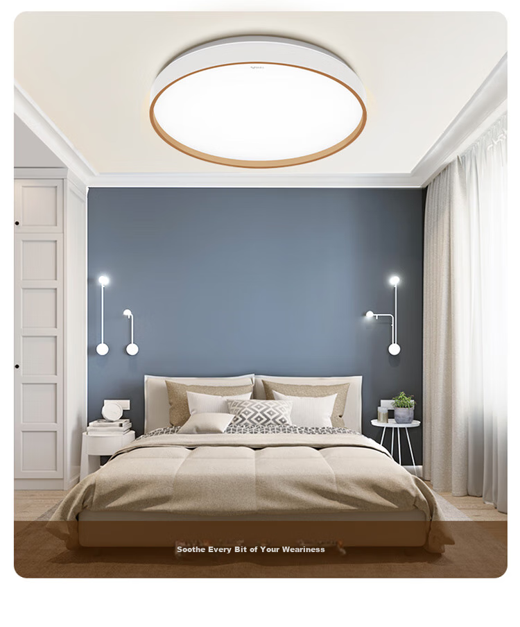 BULL Ceiling Light, Full Spectrum Bedroom Lamp with Three-Level Dimming, 24W, Ra97 Color Rendering Index [Installation Included] 7