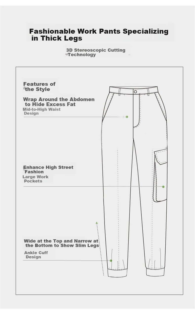 Langsha Women's Drawstring Cargo Pants Summer Thin Quick-Dry Ice Silk Slim Straight Casual Loose Sports Pants 3