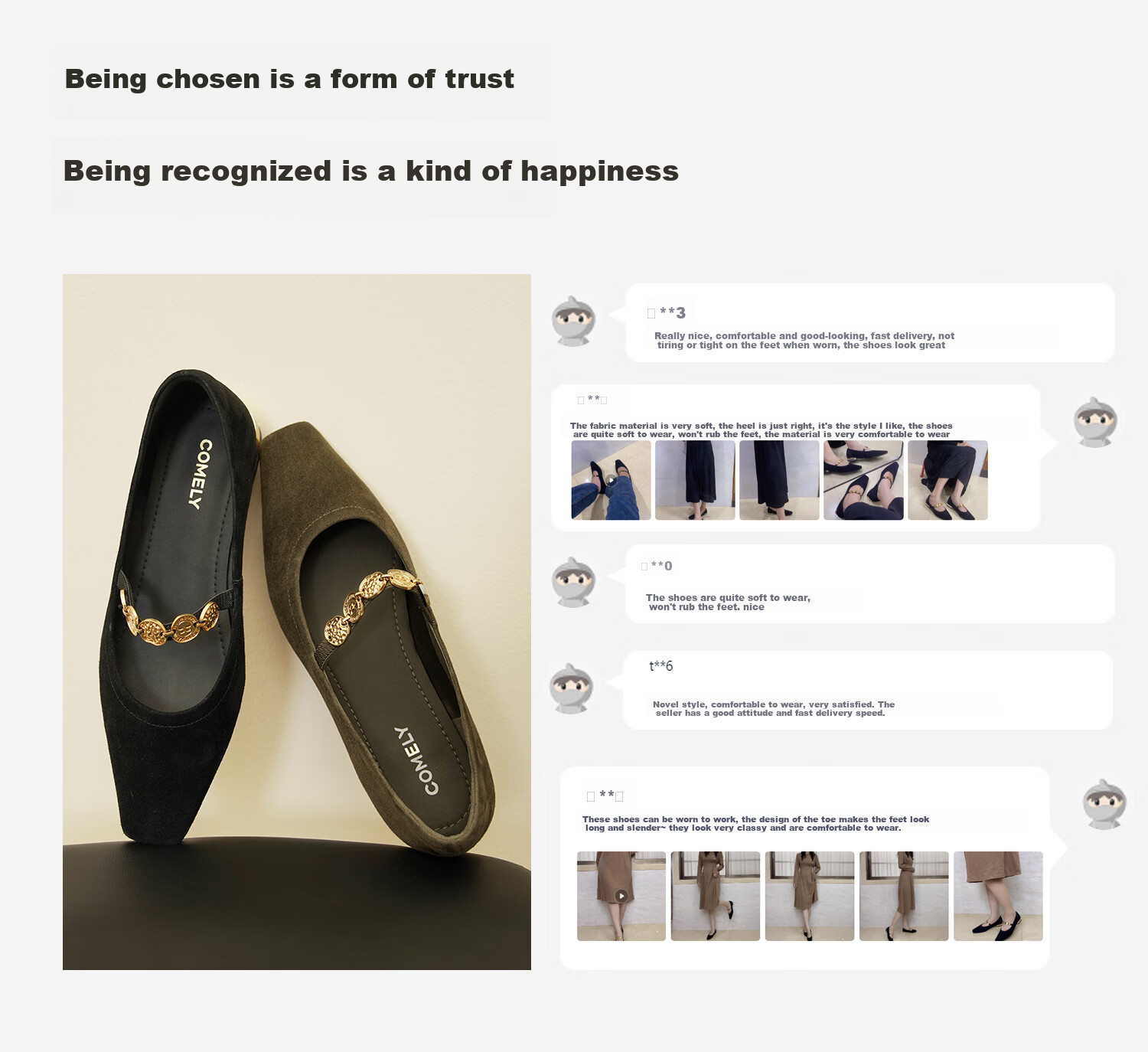 COMELY Low-Heel Mary Jane Shoes for Women, Spring New Style Retro Gold Coin Square Toe Multi-Bead Shoes, Sheepskin Velvet Shoes, Brown, Size 34 5