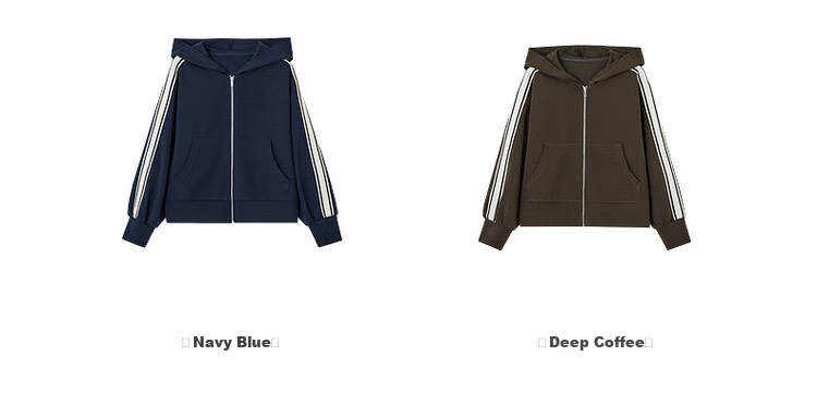Dme [American Retro Style] Spring Academic Style Woven Strap Patchwork Casual Hooded Slimming Versatile Short Women's Jacket 9