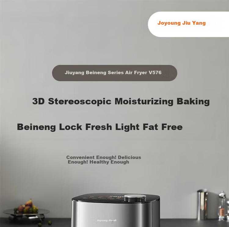 Joyoung Home Oil-Free Low-Fat French Fry Maker, 6.5L, No Flipping Required, Air Fryer with 3D Water-Filling Compartment, KL65-V576 7