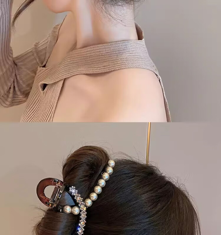 Dongyi Premium Hair Clip for Women 2026 High-End Back Hair Bun Claw Clip Shark Clip Hairpin Hair Accessory Birthday Gift 3