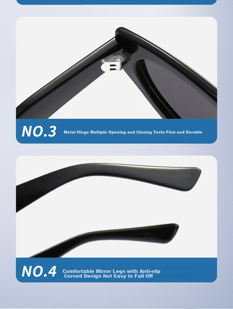 Boliliangpin Polarized Sunglasses, High-End Narrow Frame Sunglasses for Women, Suitable for Shopping And Travel, Sun Protection And UV Protection, Gift Idea 4