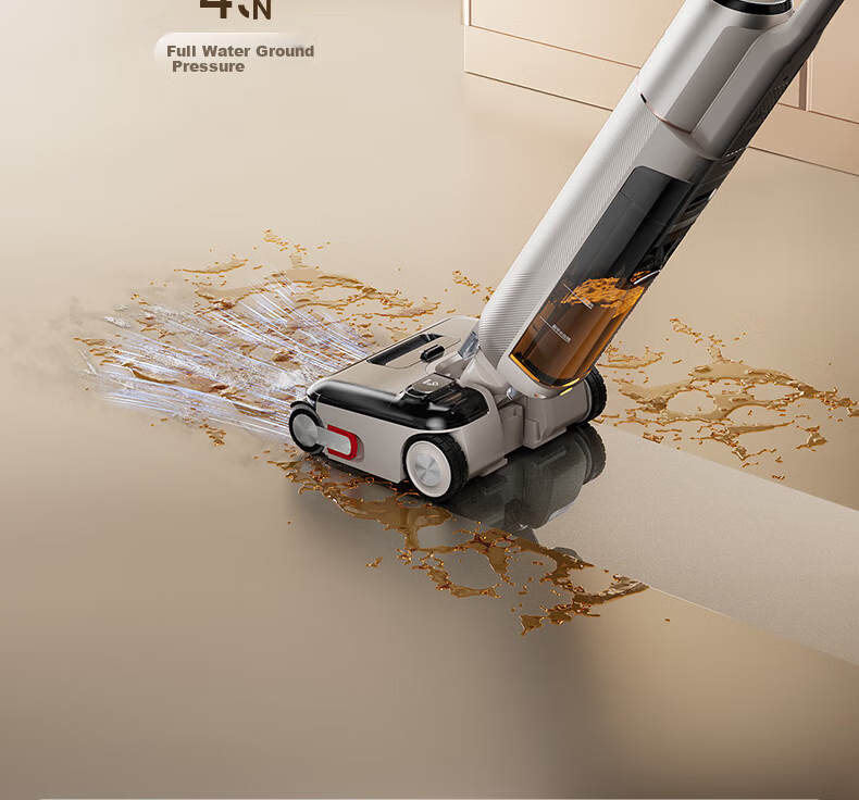 Midea S60Ultra Odorless Floor Scrubber [AI All-Direction Assistance, Smart Liquid Dispensing, Light Dust Detection] Integrated Automatic Cleaning for Mopping And Vacuuming, Top-Of Machine 16