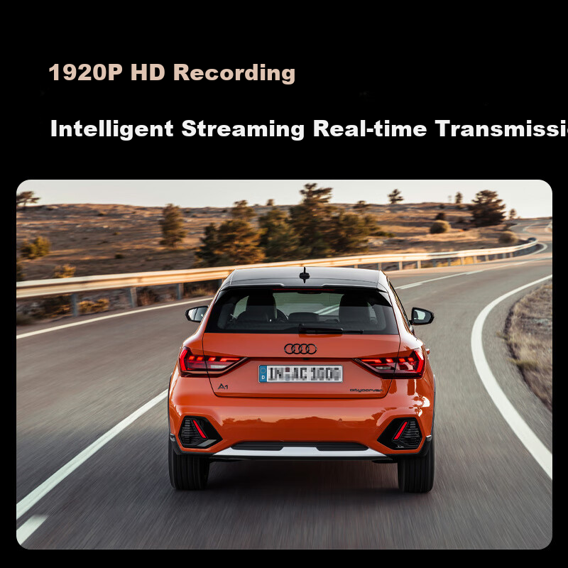 Philips Car Mounted Sports Camera 2K HD Electric Vehicle Car Truck Dash Cam Front and Rear Dual Recording Two-in-One