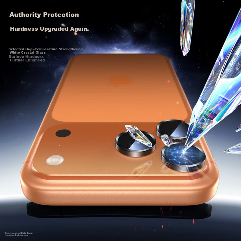 Защитная пленка для камеры LLUNC Eagle Eye для iPhone 17 Air, ультратонкая, высокая четкость, устойчивая к царапинам, противоударная, прозрачная