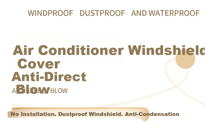 Gusenzhe Air Conditioner Dust Cover, No Need to Remove When Operating, Suitable for Wall-Mounted Units within 90CM, Universal Air Conditioner Windshield, Protective Air Conditioner Cover, No Drilling Required, All-Season Universal Full Coverage Extended Gauze 1