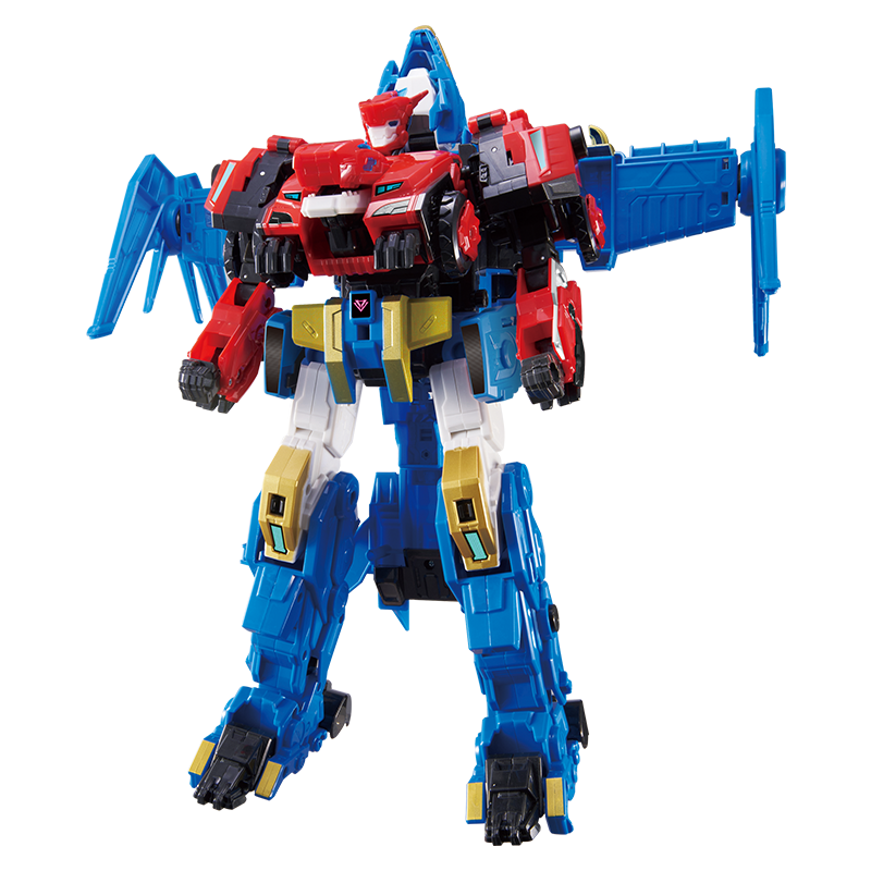 AULDEY Quantum Squad Transforming Robot Super Combination Mecha Supersonic War God Children's Toy Children's Day Gift