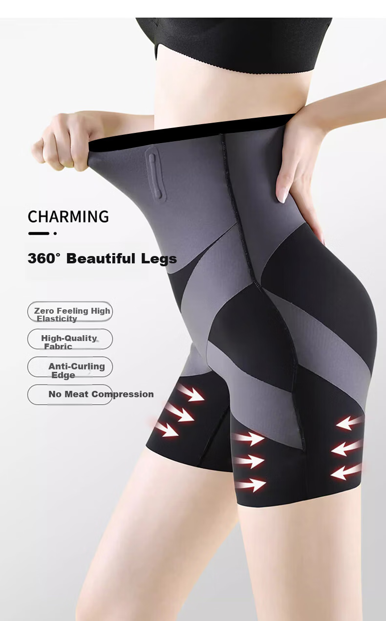 LangSha High-Waisted Tummy Control And Butt-Lifting Pants for Women, Shaping Shorts, Suspended Pants, Soft Bone Anti-Rolling Waistband Leggings, All-Season Style 8