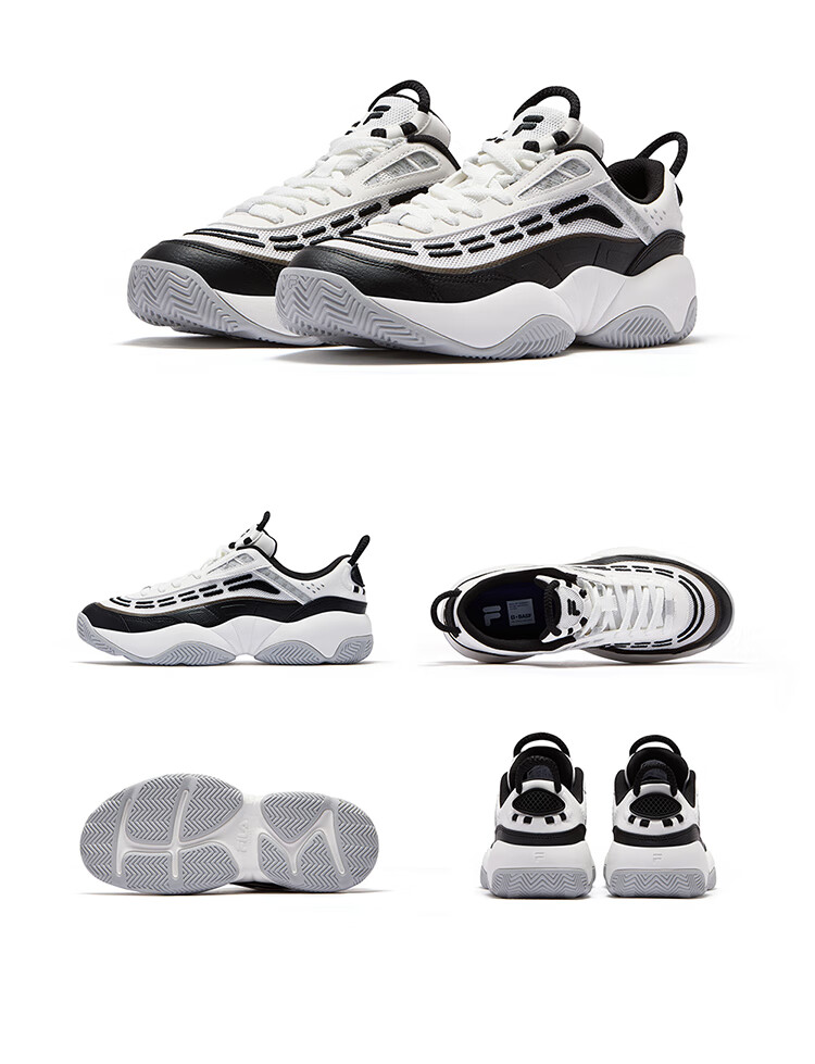 FILA FUSION Men's FIRE Flame Basketball Shoes Autumn New Sports Shoes 3