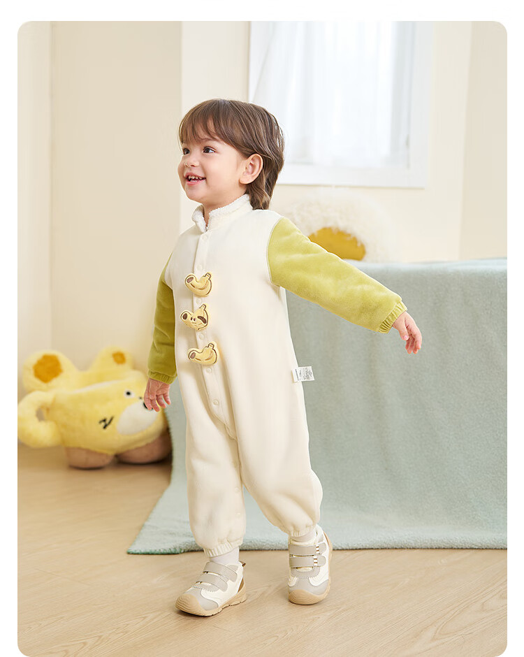 Balabala BalaOne Baby Romper Newborn Infant Jumpsuit 2025 Children's Winter Fleece Cute 208425120215 8