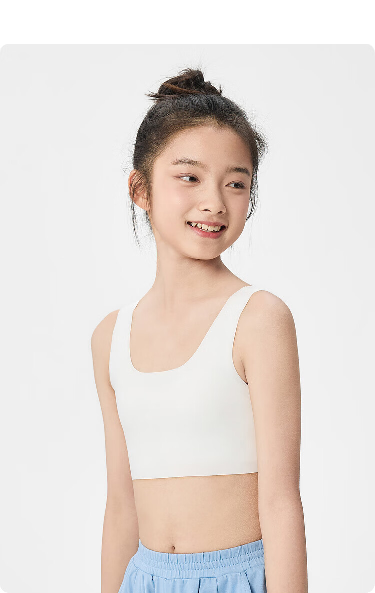 BALABALA Girls' Underwear, Puberty Bra, First Stage Adjustable, Elementary School Student Vest Bra, 209925195009 7