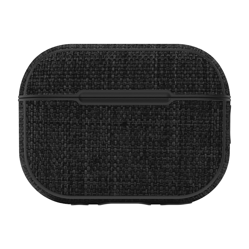 INCASE Case Compatible with AirPods Pro 2nd Generation, Protective Cover for Apple AirPod Pro 2nd Gen Earphones, Wool Material Shockproof Full Coverage Trendy Protective Case with Texture, Black