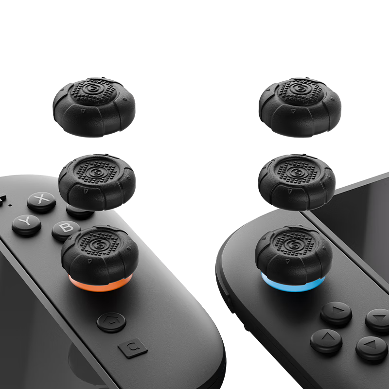 Jixiang Switch 2 Joystick Cap, Compatible with Joycon NS2/Pro2 Universal Player One Joystick Cap, 6 Pieces, Anti-Slip, Sweat-Proof, Wear-Resistant, Protective Joystick Cover to Improve Hand Feel