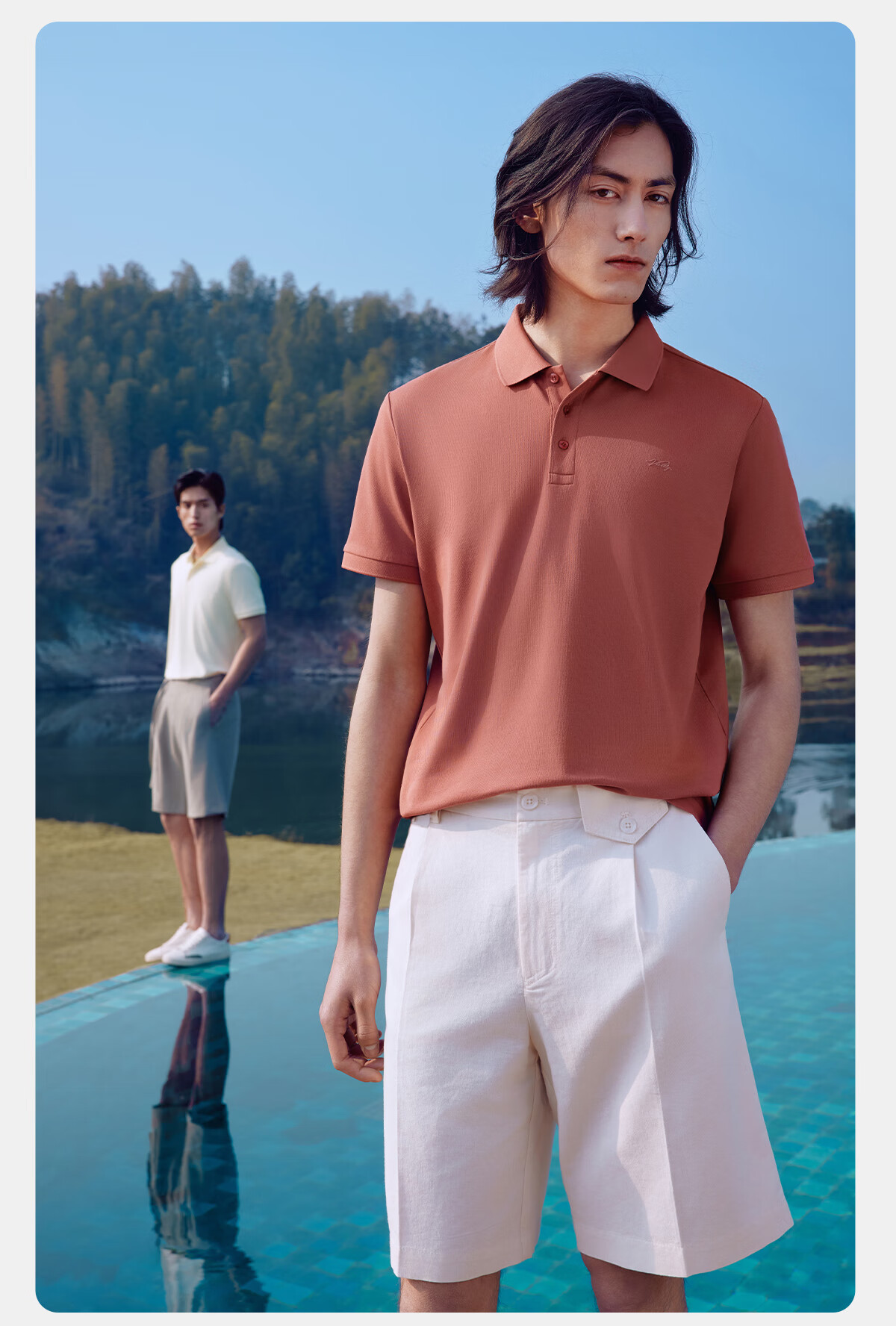 Hodo Ice Cream Polo Shirt Men Summer Ice Silk Cotton Cool Quick-Dry Short Sleeve T-Shirt Dad Style 5