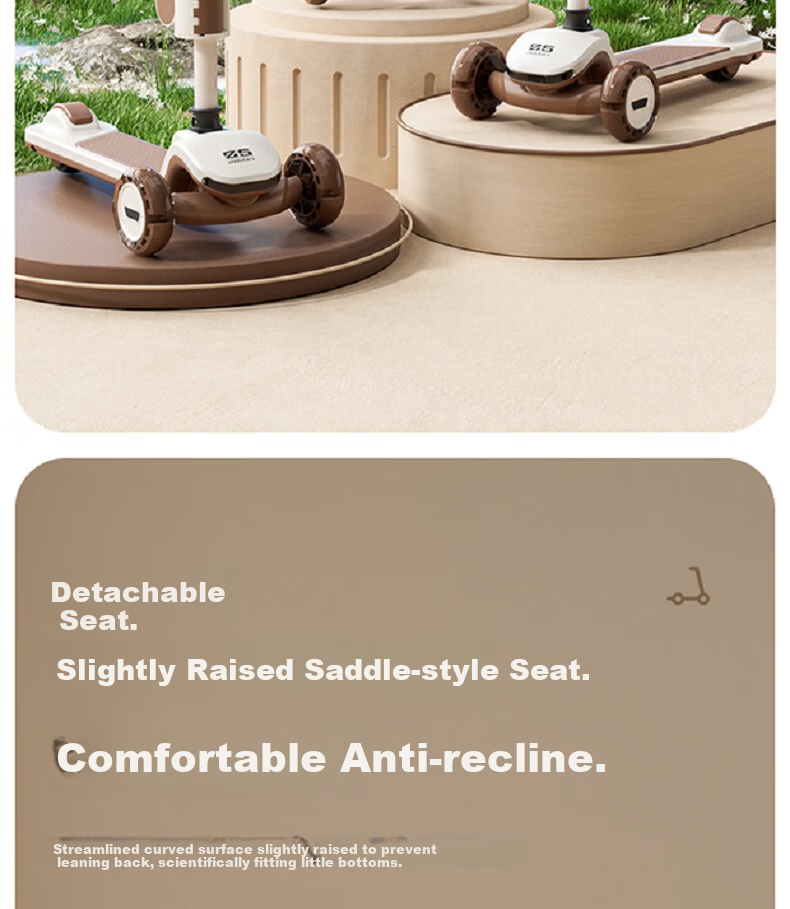 361° Scooter for Boys And Girls, Suitable for Ages 1-3 Children Can Sit on It, Kids' Kick Scooter, Holiday Gift YM-002 5