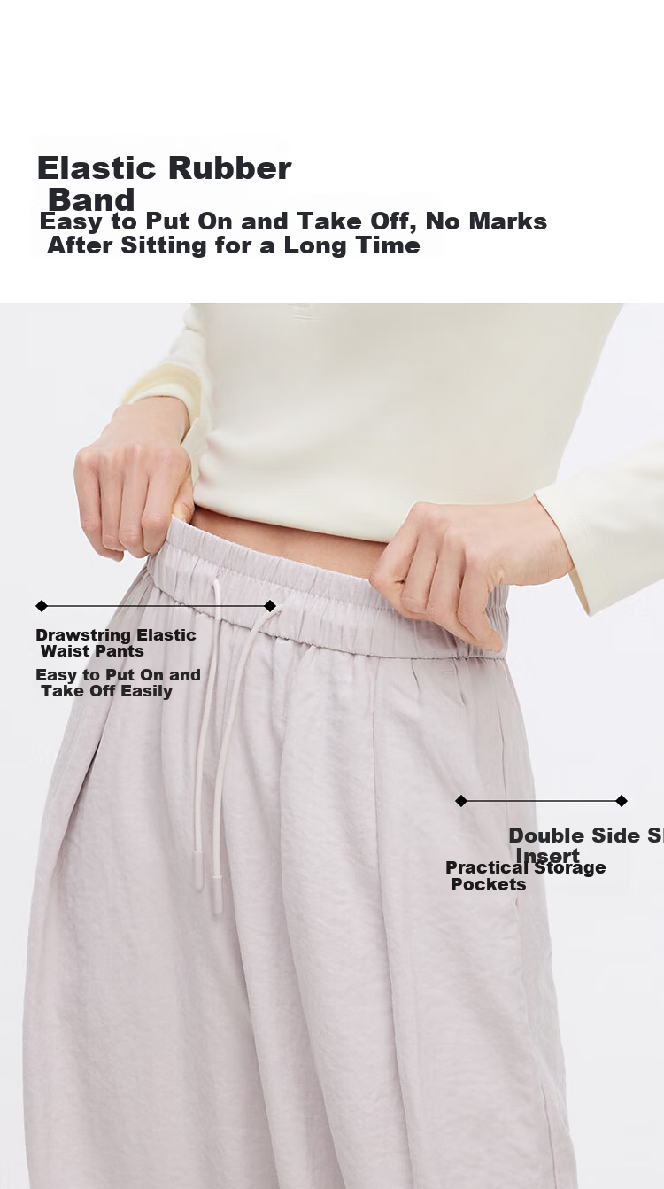Semir Casual Pants for Women, High-Quality Mousse Trousers, Relaxed Draping, Autumn Loose-Fitting Soft Textured Wide-Leg Pants 107524127005 5