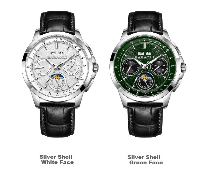 Babaoli Brand Men's Watch, 2026 New Model Fully Automatic Mechanical Watch with Luminous Dial And Date Display, Top Ten Birthday Gift for Boyfriend 14