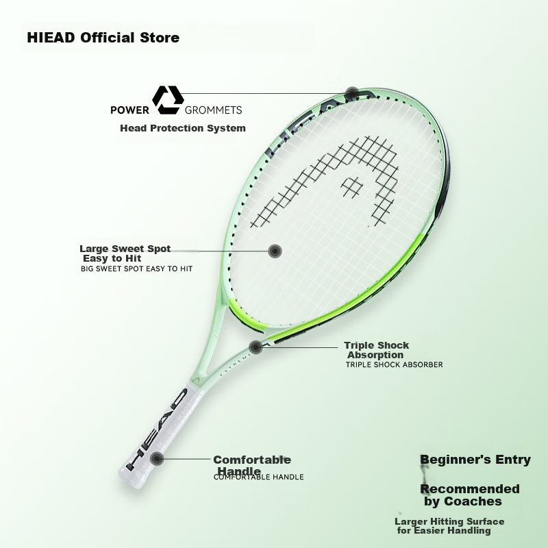 HEAD Tennis Racket for Children And Teenagers, Beginner-Specific 21-Inch Tennis Racket