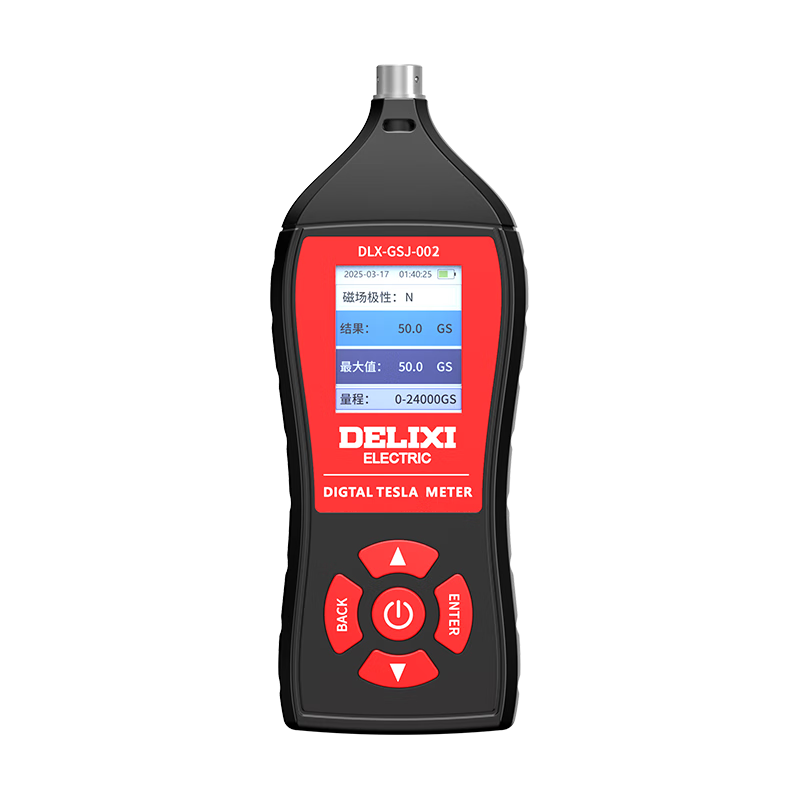 DELIXI ELECTRIC Gauss Meter Tesla Meter High-Precision Magnetic Field Detector Magnetic Strength Tester Magnetometer