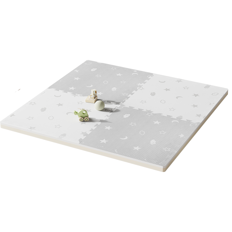 Baby Crawling Mat Non-Toxic Thickened Foam Play Mat 60x60cm Anti-Fall Soundproof Floor Mat for Living Room