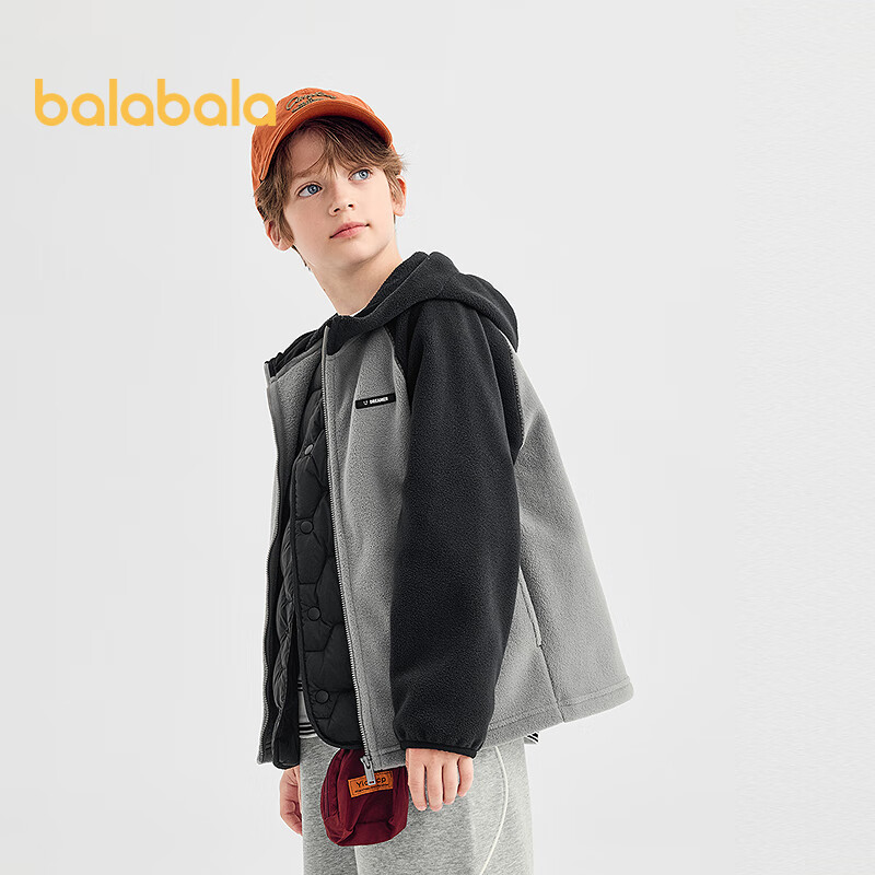 BALABALA Kids Fleece Jacket Boys Girls Winter 2025 Mall Edition 202425105201