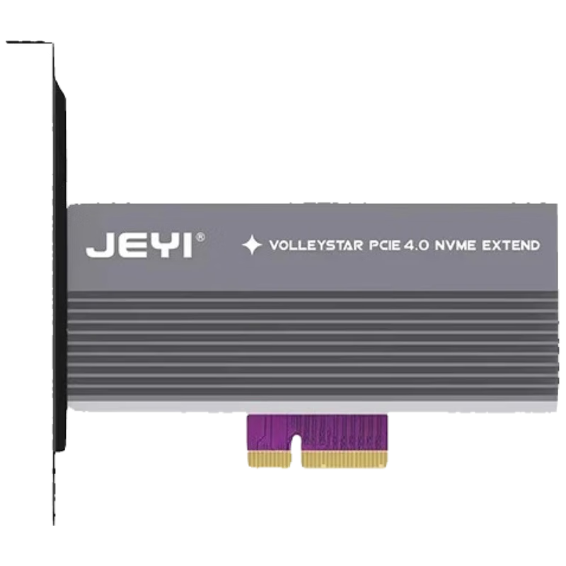 JEYI M.2 to PCIe 4.0 Expansion Card Compatible with PCIe 5.0/4.0/3.0 NVMe SSD Adapter Type-C External Fast Charging